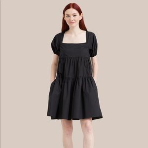 Modern Citizen Andra Tiered Mini Dress, Black, S